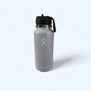 Hydro Flask 32oz Wide Mouth Water Bottle Light Purple Flip Top Needs Straw